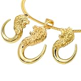 VEWIUNRENA Joyería africana de 18 quilates, color oro de Dubai, joyería brasileña italiana original para mujer, regalo de boda