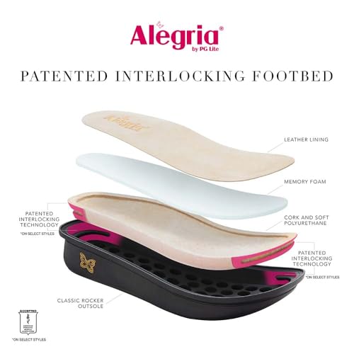 Alegria Womens Vienna Soft As I Leaf You Leather Sandal 5-5.5 Wide Width US by Alegria by PG Lite - Image 6