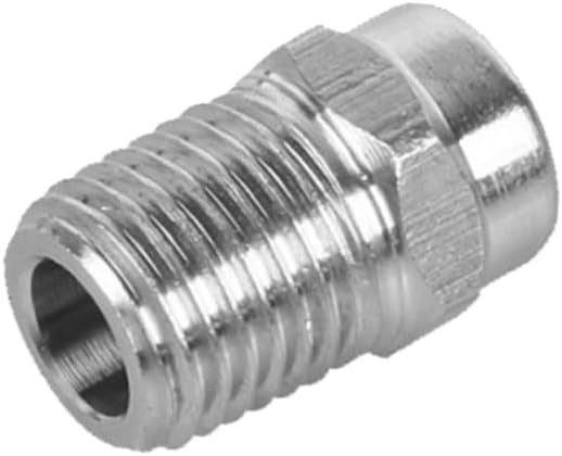 BESPORTBLE 4pcs High Pressure Washer Spray Fan Nozzle Stainless Steel Washer Nozzle Replacement Pumping Spray Tip