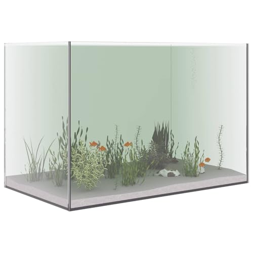 vidaXL Aquarium avec Stockage Transparent 60 x 35 x 40 cm Verre, Un Design rectangulaire Moderne et résistant pour la Maison ou Le Bureau, offrant Style et durabilité...