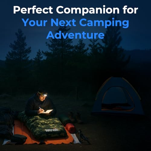 SereneLife Bolsa de Dormir Doble con Almohadas, Impermeable y Desmontable para 2 Bolsas Individuales, Liviana y Caliente, Perfecta para Camping, Senderismo y Climas Fríos, Temperaturas 5-10°F miniatura 4