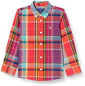 GANT Boys' Shirt, Watermelon Pink, 92 cm