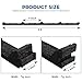 Sthovd 9 in Inside Foam for Metal Roofs Classic Rib Profile Foam Closure Strips Fit for Metal Roofing R Panels 3 Feet Long Roof Closure Strips (Updated Material and Self-Adhesive)-10 Pcs