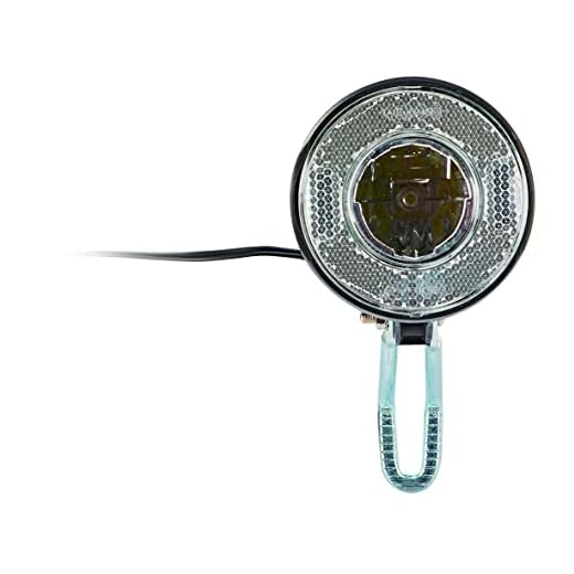 Prophete Fahrradbeleuchtung, Fahrradlicht mit LED Scheinwerfer, 1W-LED 15 Lux