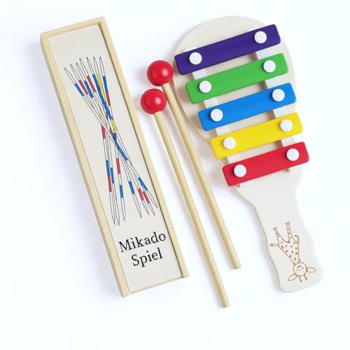 Image of Mikado - Wooden 31 Pickup Stick - Family Indoor & Outdoor Game - Hand Made Toy for Kids - Pack of One Pcs (Combo-9)