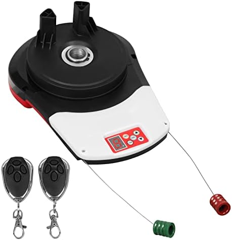 DIYAREA Roll Up Garage Door Opener with Remote,110V 50 Decibel Automatic Rolling Gate Opener,24V DC Roller Door Opener for Garage Warehouse Store Barn Farm