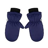 Guantes de esquí para niños pequeños, talla única)