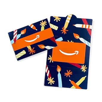Amazon.com: Amazon Physical Gift Card in Mini Envelope - Candlelight ...