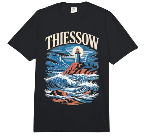 Thiessow Travel Germany Beach Anchor Waves Comfort Colors Adult Heavyweight T-Shirt