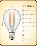 EDISHINE E14 LED Light Bulb Dimmable, Energy Saving Candle Bulbs 4.8W (40W Equivalent), Golf Ball P45 Bulb, Small Edison Screw Bulb 2700K Warm White, 420LM, No Flicking, 6 Pack - Image 7