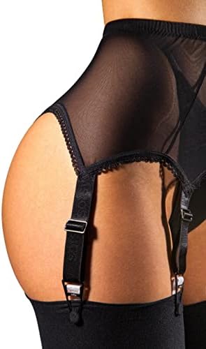sofsy mesh garter belt