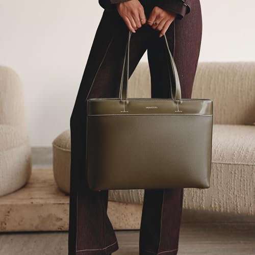 Image of Miraggio Meadow 15 Inch Laptop Tote Bag | Office Tote Bag For Women | Big Totes For Work & Travel With Functional Pockets