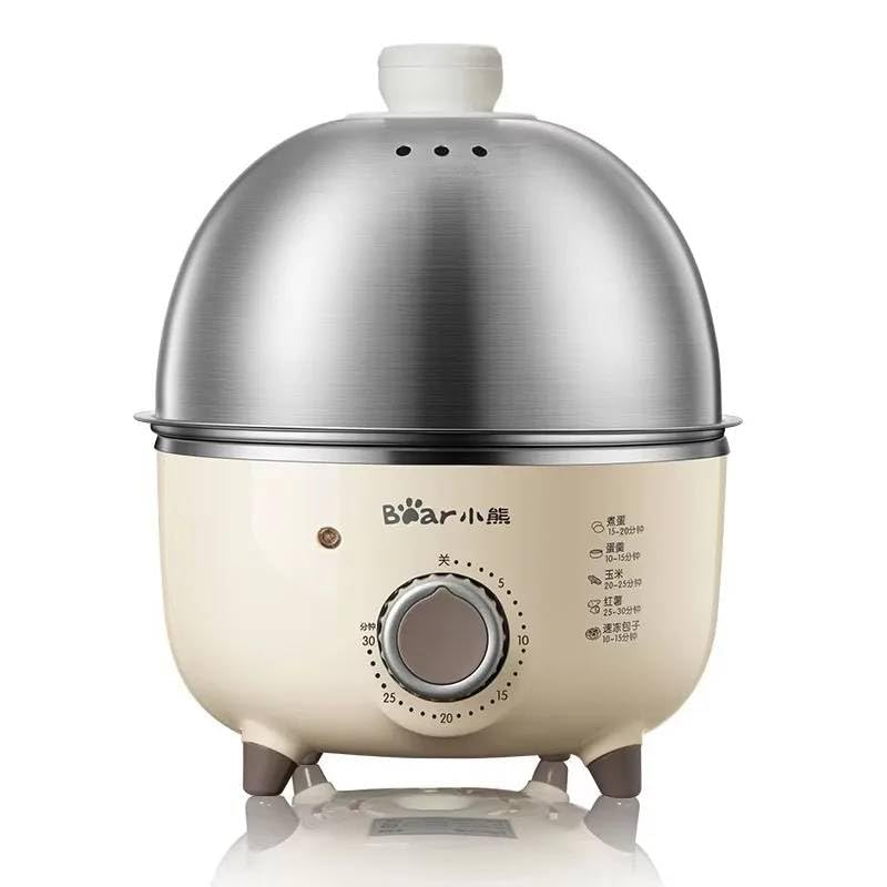 Mann Mart‚Automatic Electric Egg Boiler & Steamer: Quick & Easy Breakfast Maker, Multi-Cooker for Eggs & Custards, Built-in Timer