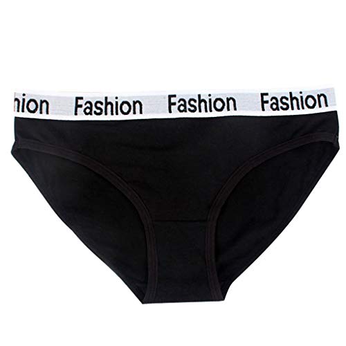 Ppsfege Seductive Sleepwear Lingerie Underpant Brief Fashion (Black, L)