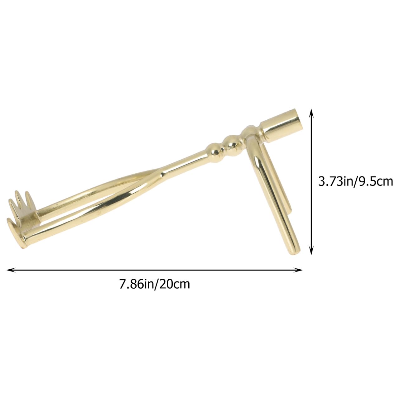 Toyvian Soporte para taco de billar con cabeza de puente de cobre, soporte resistente para taco de billar para uso doméstico y club — view 4