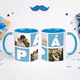Wanapix | Taza Personalizada Día del Padre | Taza Orginal para Regalar a Papa | Tazas Graciosas | Apto Microondas y Lavavajillas | Letter
