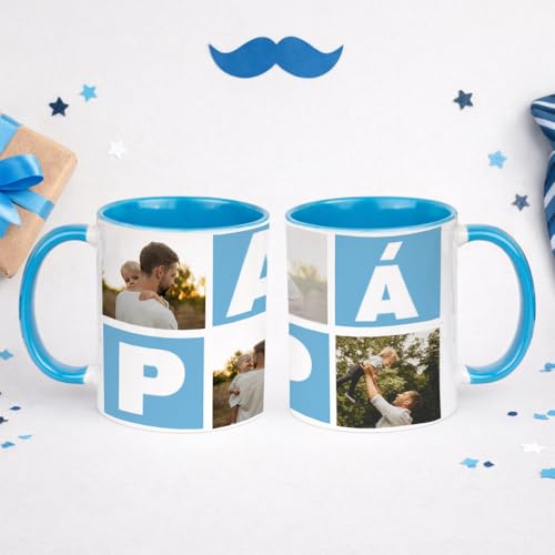 Wanapix | Taza Personalizada Día del Padre | Taza Orginal para Regalar a Papa | Tazas Graciosas | Apto Microondas y Lavavajillas | Letter Wanapix | Taza Personalizada Día del Padre | Taza Orginal para Regalar a Papa | Tazas Graciosas | Apto Microondas y Lavavajillas | Letter