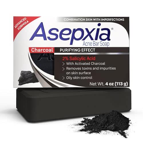Asepxia Salicylic Acid & Activated Charcoal Bar Soap, 4 Oz,