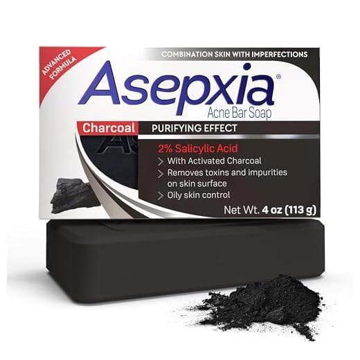 Asepxia Salicylic Acid & Activated Charcoal Bar Soap, 4 Oz, 1-Pack