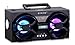 Sykik SP2091BT, Bluetooth Boombox with Light Show, SD/MMC/USB, FM Radio, Built-in Rechargable Battery and Remote Control