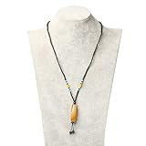 THTHT Naszyjnik z naturalnego kamienia agatowego, długi D; modny, Lucky Cure, kryształowy sweter łańcuszek Lady boho joga Reiki, biżuteria charme, 15