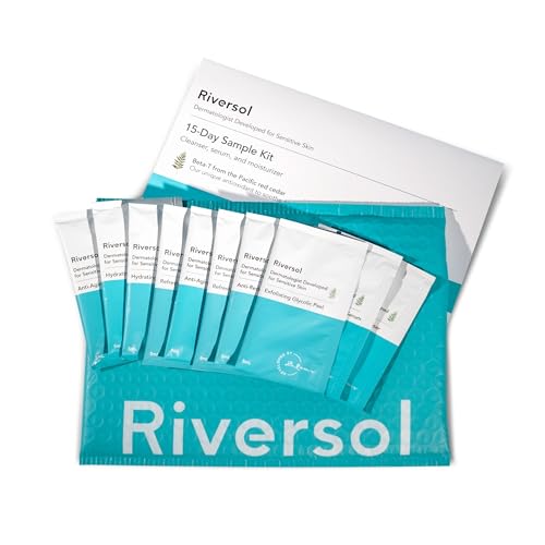 Riversol 10 Day Vitamin C Serum Set | Complete 3-Step Anti-Aging Routine | Under $1/Day | Cleanser, Serum & Moisturizer | Sensitive Skin Safe | Dermatologist Developed