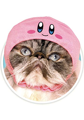 Kitan Club Cat Cap - Pet Hat Blind Box Includes 1 Of 5 Cute Styles - Soft, Comfortable - Authentic Japanese Kawaii Design - Animal-Safe Materials, Premium Quality (Kirby) #TOP1