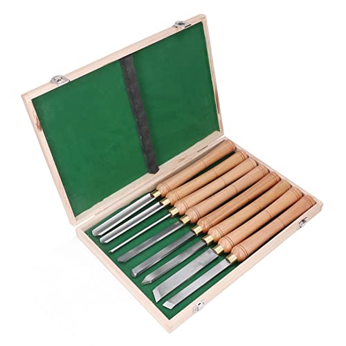 8pcs Woodturning Gouge Set High Speed Steel Beech Spindle Gouge Kit Wood Lathe Turning Tool for Woodworking Turning Tools or Carving 4 8pcs Woodturning Gouge Set High Speed Steel Beech Spindle Gouge Kit Wood Lathe Turning Tool for Woodworking Turning Tools or Carving - Image 4