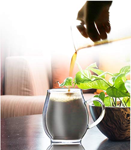 Taza de vidrio para té y café de 16 oz miniatura 7
