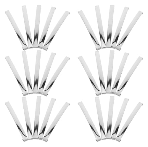 Pinzas para el pelo con pasador francés de metal de 7 cm para manualidades y lazos DIY 30 uds