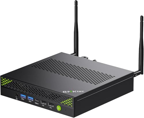 GMKtec Mini PC Intel Core i9 13900HK(Turbo 5.4GHz) 32GB DDR5 1TB PCie 4.0 SSD Mini Computers 8K Display, 8XUSB Ports/COM/HDMI/DP 2.5G LAN WiFi6 & BT 5.2 Office Business K10