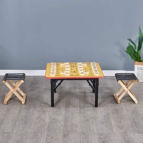 Table de jeu pliante et durable avec 2 chaises en acier renforcé - 2