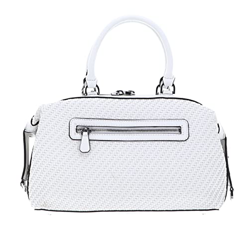 Guess Hassie Soho Satchel White One Size #TOP2