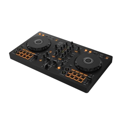 Pioneer DJ DDJ-FLX4 2-Deck Rekordbox und Serato DJ-Controller, Graphit