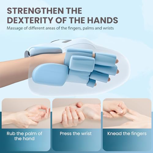 Massaggiatore Manuale Con Compressione E Riscaldamento, Massaggiatore A Mano Senza Fili Usb, Massaggio Elettrico Per Alleviare L'artrite E La Sindrome Del Tunnel Carpale, Massaggiatore Per Le Mani - 2