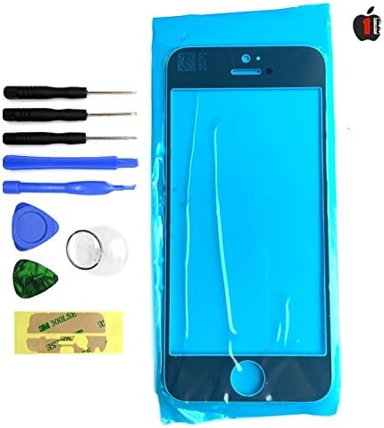 Wireless Parts Outer Front Glass Lens Screen Replacement Tool Kit for iPhone 5,5s,5c, White