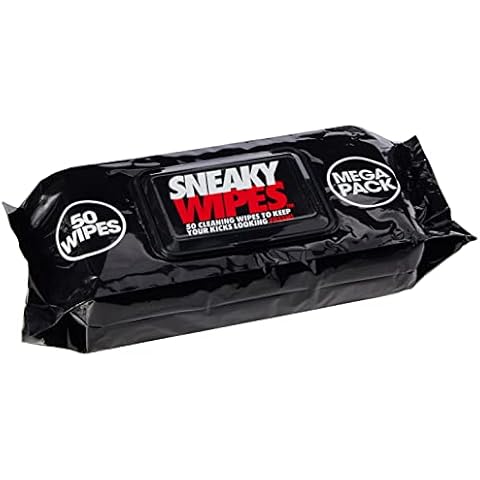 SNEAKY Men's (50pack) Sneaky Shoe Wipes 50pack , White, One Size UK Cover