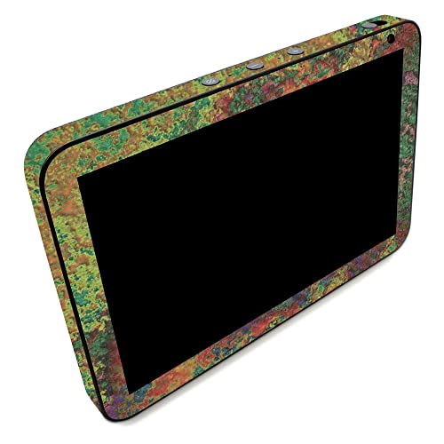 Image of MightySkins Carbon Fiber Skin Compatible with Amazon Echo Show 8 (Gen 2) - Rust | Protective, Durable Textured Carbon Fiber Finish | Easy to Apply | Made in The USA