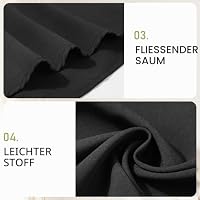 Adigaber Freizeit Damen Shorts Weites Bein mit Taschen und Kordelzug – Ansicht 6