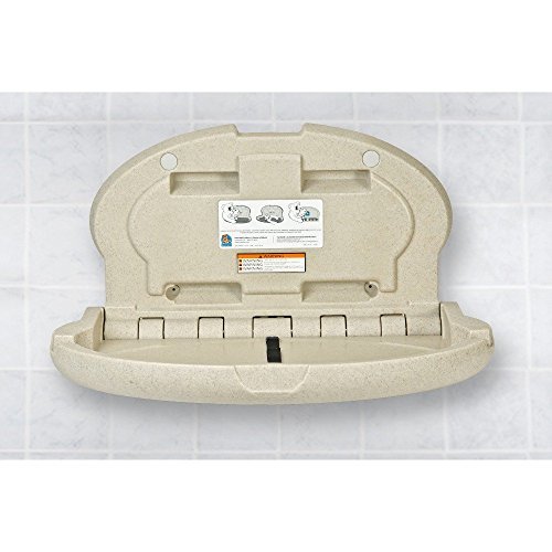 Koala Kare KB208-14 Sandstone Horizontal Oval Baby Changing Station by Koala Kare