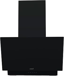 Cata Campana Decorativa Pared Thalassa 700 GBK/G con Panel de Control Electrónico 4 Niveles de Extracción Motor Extra Silencioso Iluminación LED Clase A Ancho 70 cm Color Negro