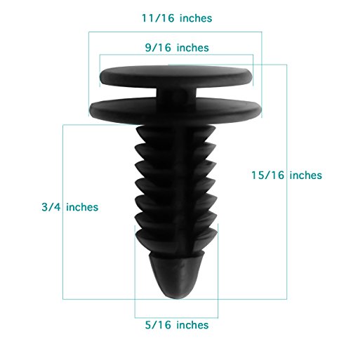 Lantee Car Clips For Ford Dodge - 50 Pieces Interior Door Panel Push In Fasteners #TOP1