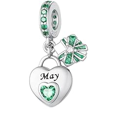 May Dangle Birthstone Charms