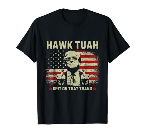 Hawk Tuah escupió en ese triunfo de la parodia electoral viral de Thang Camiseta