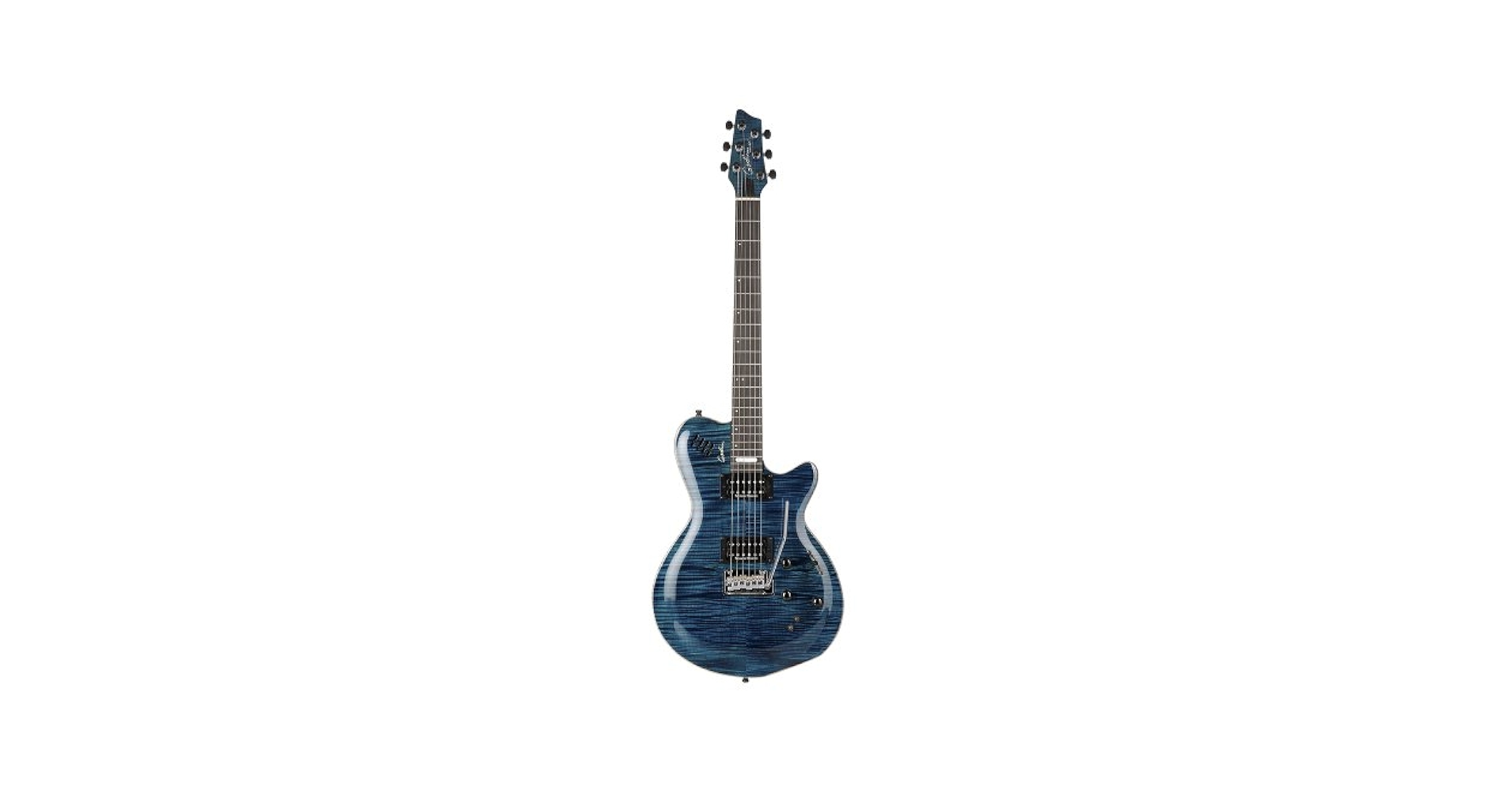 Godin LGXT Solid Body 3-Voice Electric Guitar (Trans Blue AA