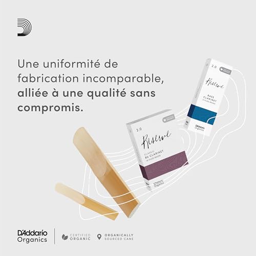 Anches de Clarinette Eb D'Addario pour vos répétitions et concerts