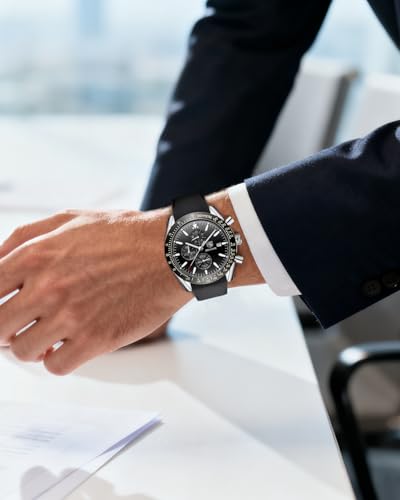 Image of BY BENYAR Watches for Men Analog Quartz Chronograph 30M Waterproof Luminous Big Face Mens Watches Business Work Sport Casual Fashion Designer Dress Men's Wrist Watches Elegant Gift for Men