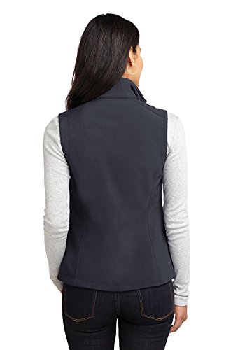 Port Authority Ladies Core Soft Shell Vest M Battleship Grey #TOP2