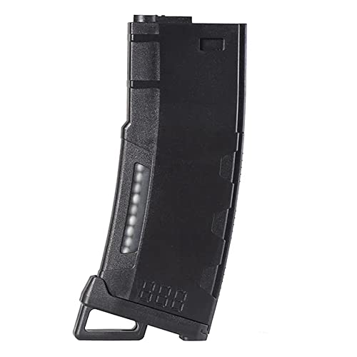 Lancer Tactical Airsoft M4 M16 Series Polymer 130 Round Capacity Transparent Window High Speed MidCap Airsoft Magazine