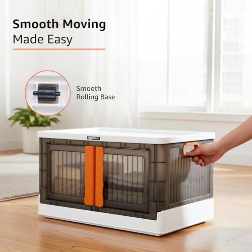 Image of Amazon Basics 4 Units Portable Multipurpose Large Cupboard for Home | Kids Organizer Box for Toys, Almirah for Books & Crockery Unit